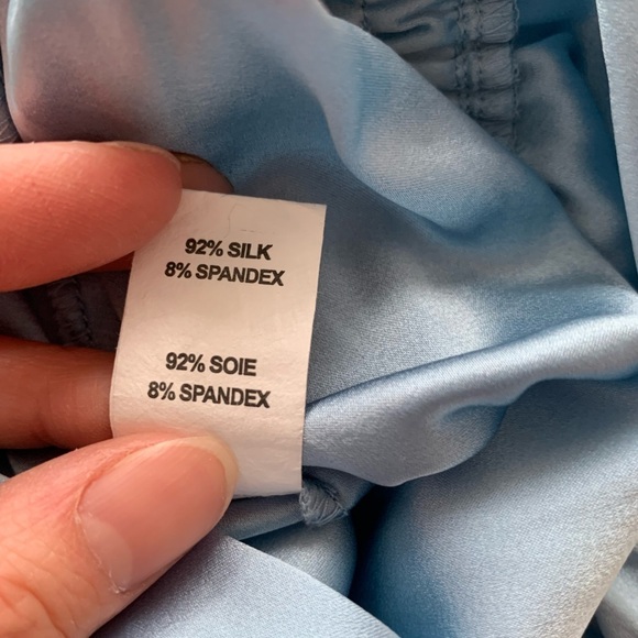 Ramy Brook lulu embellished silk blend jumpsuit in blue NWT - Picture 9 of 9